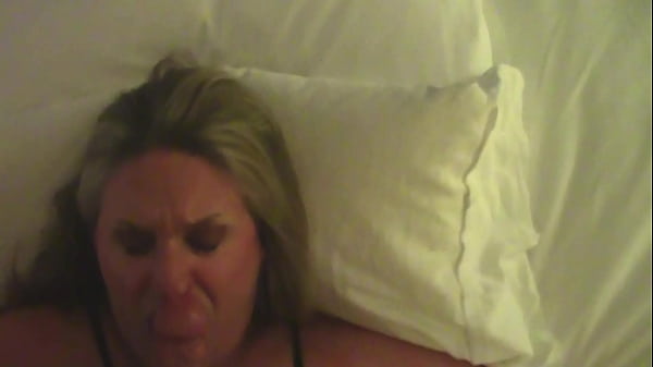 Nasty mature whore Beth gets a ROUGH face fucking and has an orgasm as he unloads a stream of spunk in her eyes and mouth – then she sucks him dry like a fucking whore! #cumslutbeth
